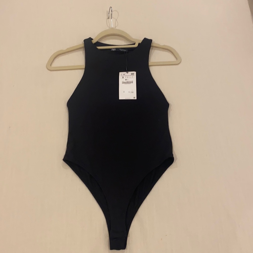 Zara black bodysuit small